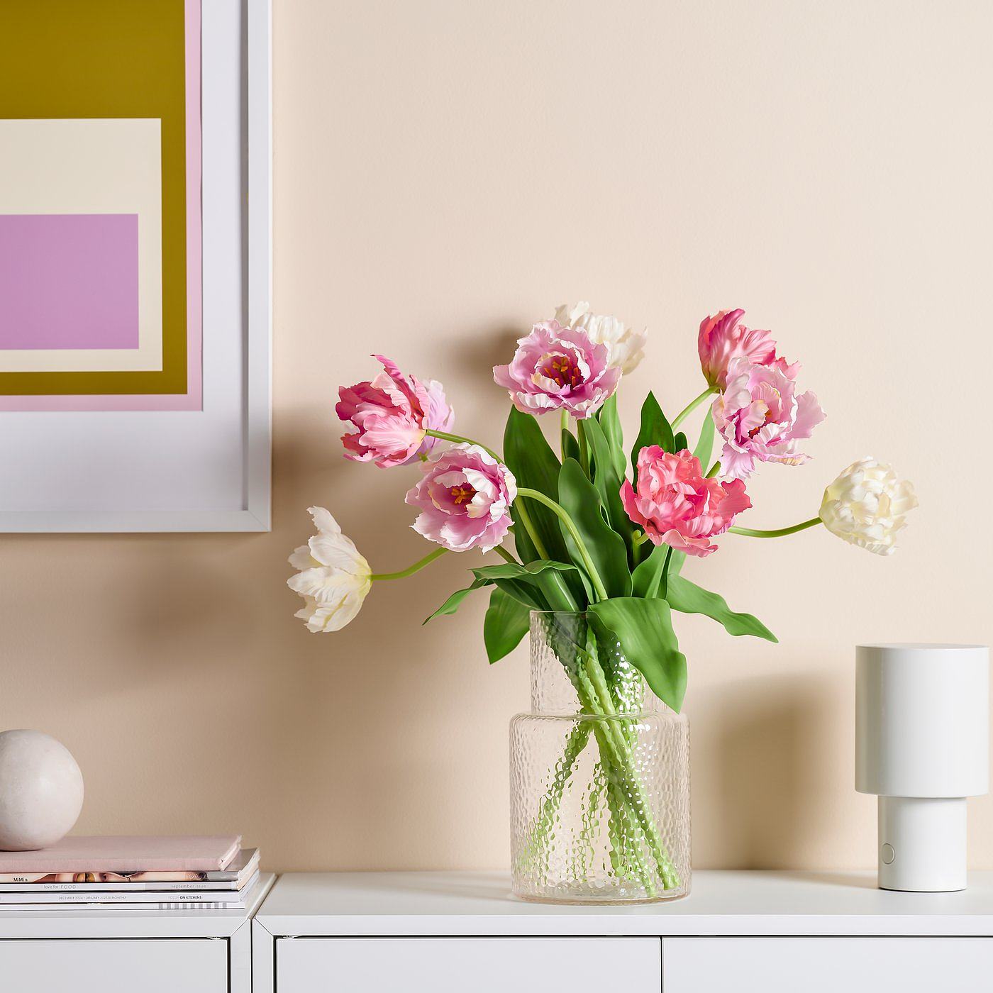 SMYCKA artificial flower Lupin/white - IKEA