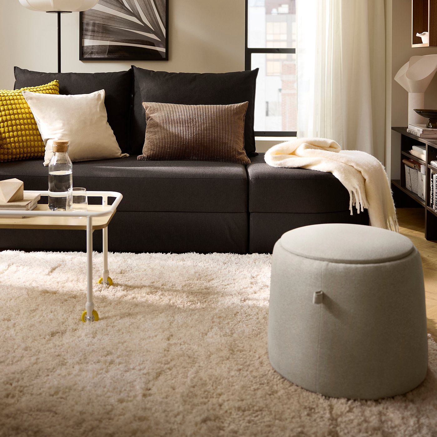 VINDUM rug, high pile green - IKEA