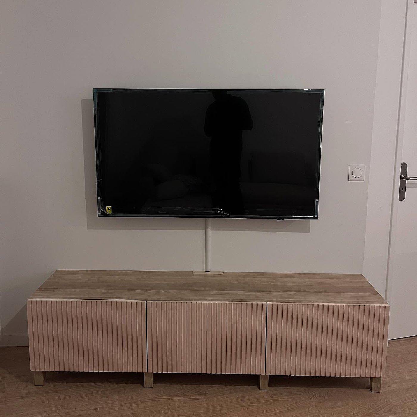 TULLSTORP TV bench beige - IKEA