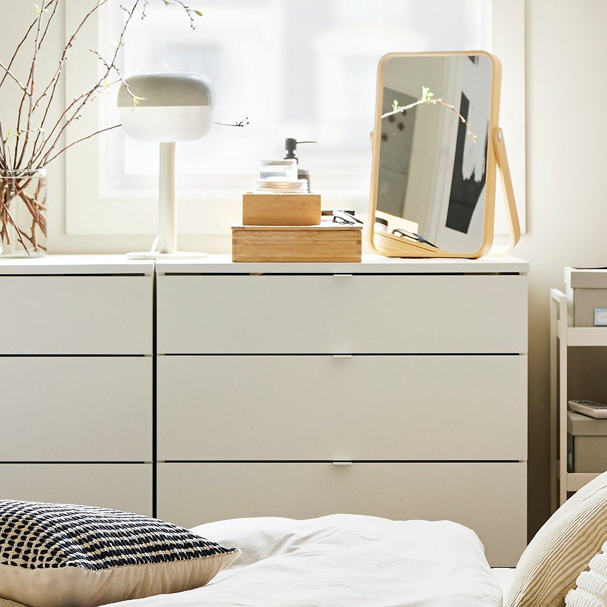 MALM chest of 4 drawers black-brown - IKEA