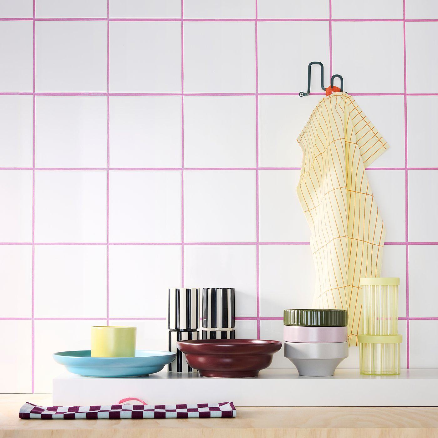 SPJUTLILJA 3-piece serving set mixed colours - IKEA