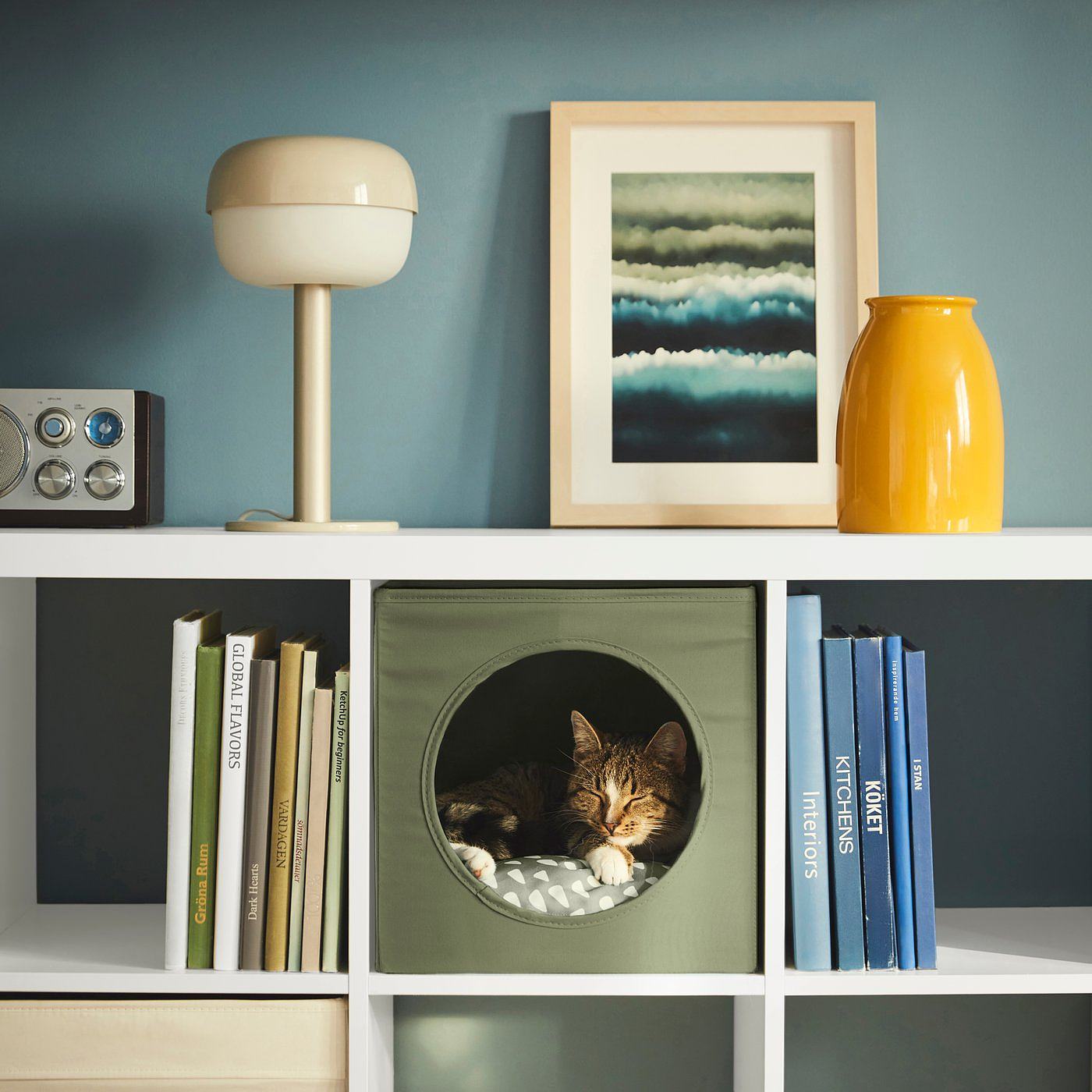 IKEA カラックス　キャットハウス UTSÅDD cat house green - IKEA