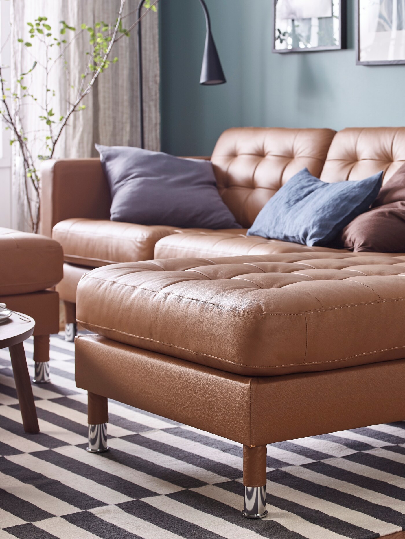 A living room where details make the difference