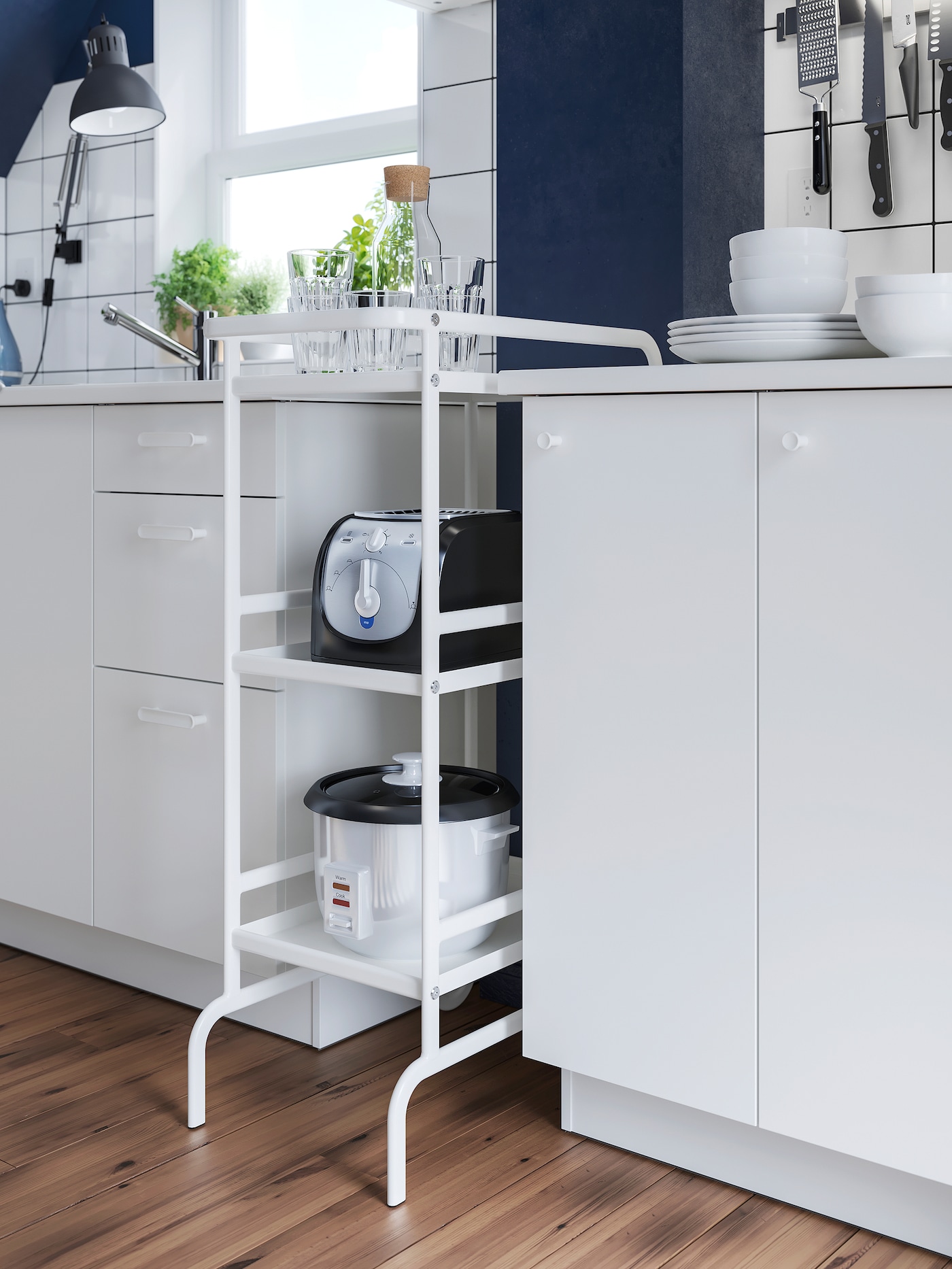 HÄGGEBY white – a budget-friendly kitchen