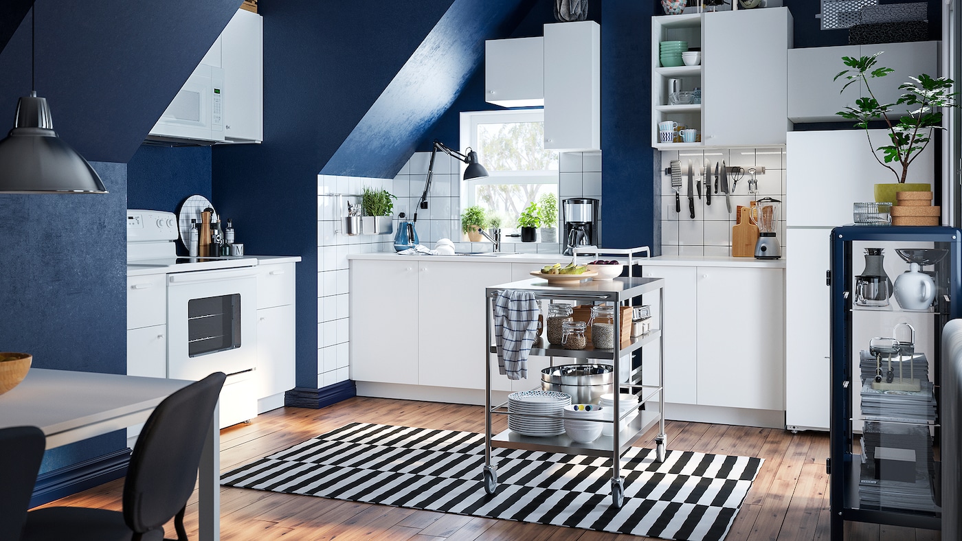 HÄGGEBY white – a budget-friendly kitchen