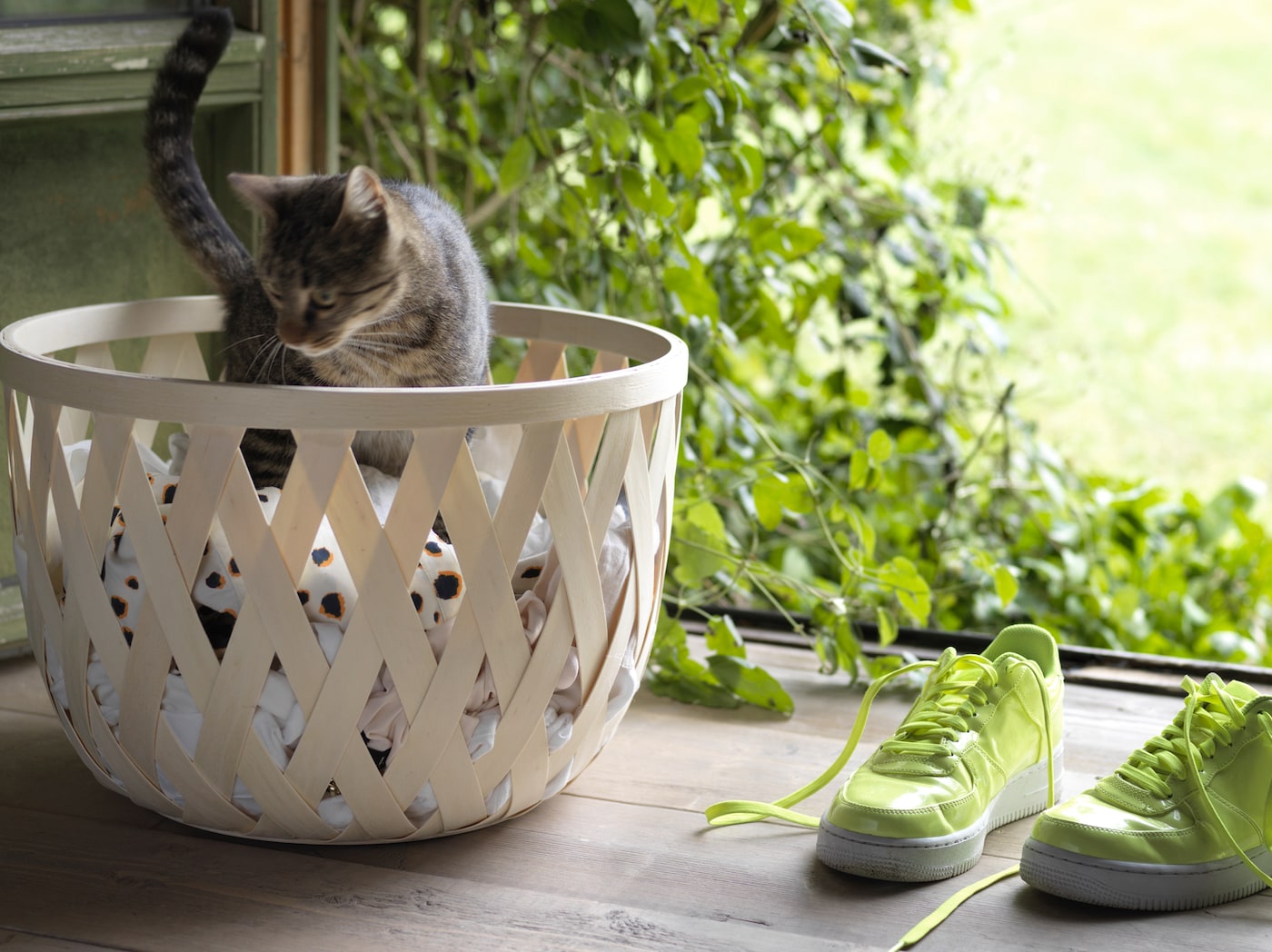 IKEA TJILLEVIPS シェルヴィプス 5個セット Handwoven baskets made with love