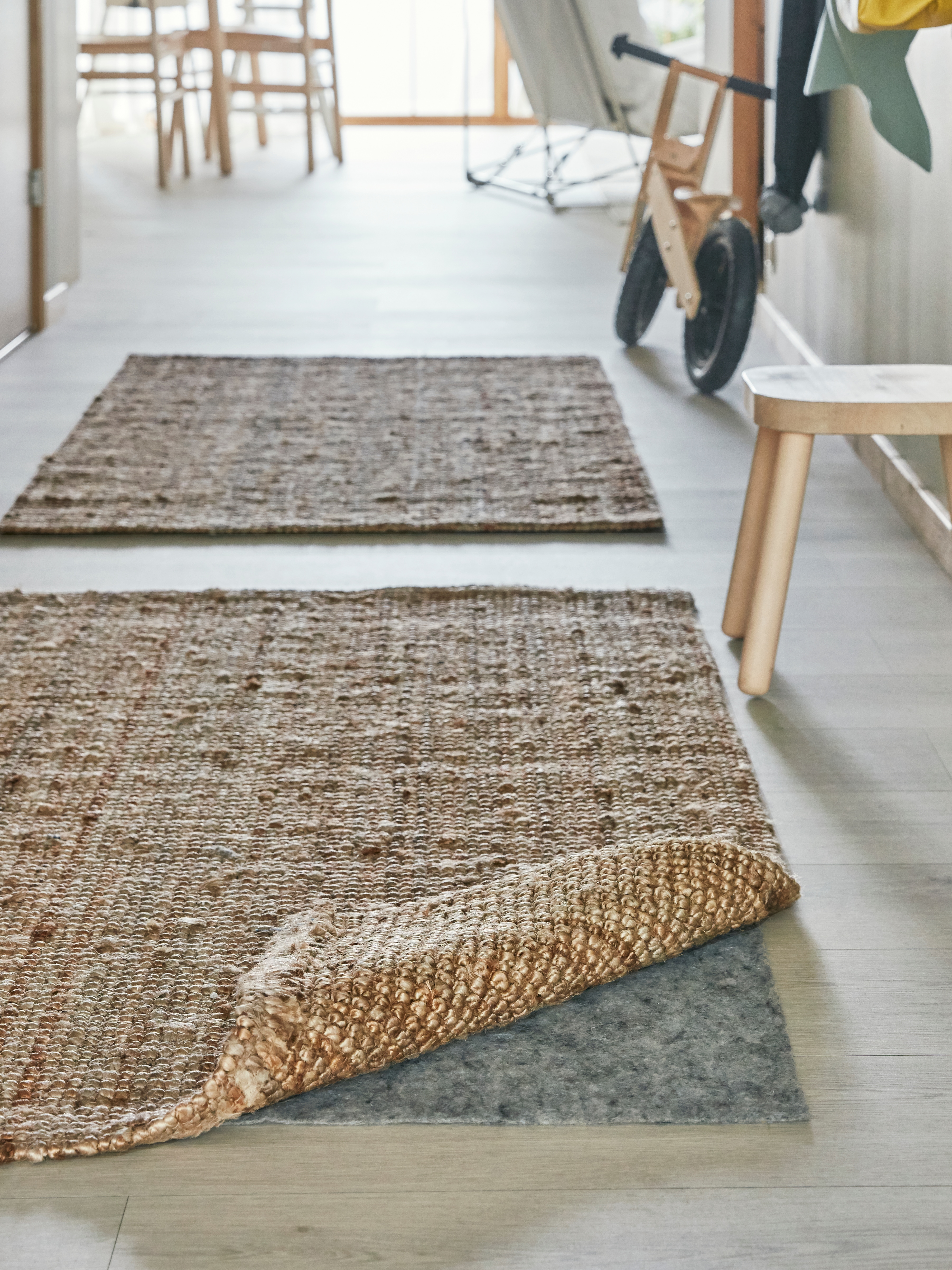 KLASSRUM rug, flatwoven white/green - IKEA