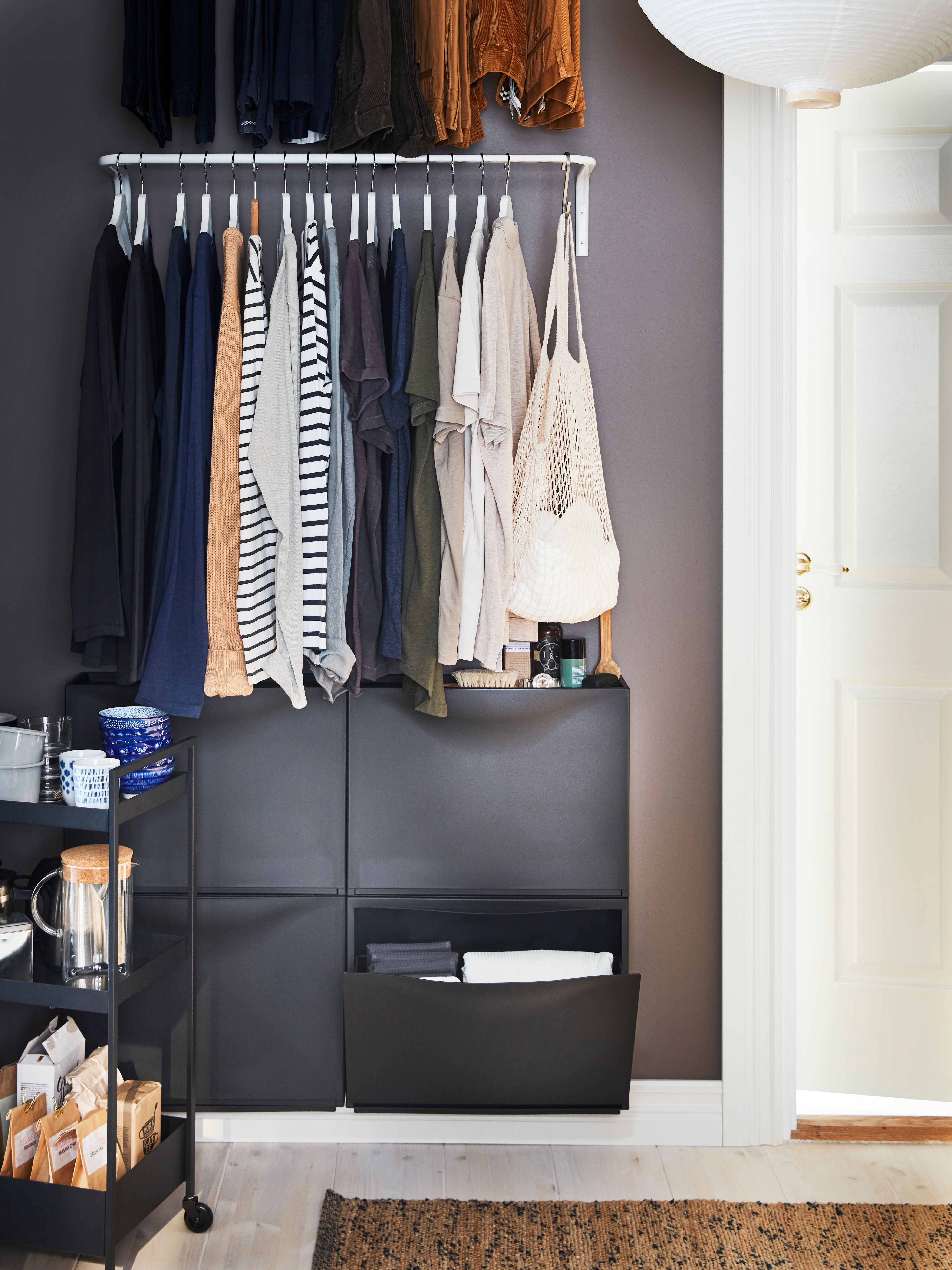 TRONES shoe cabinet/storage black - IKEA