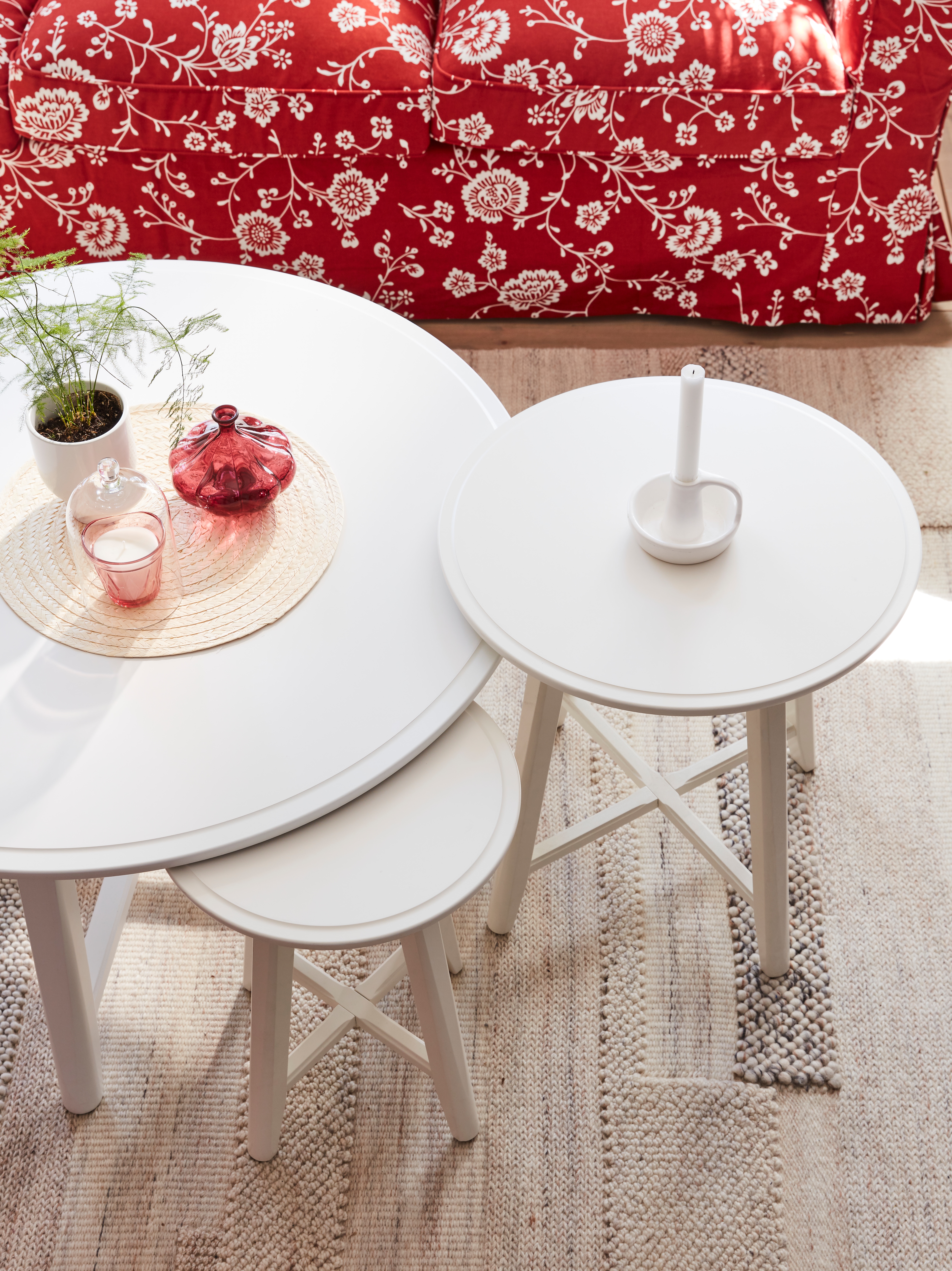 KRAGSTA コーヒーテーブル 90cm ホワイト KRAGSTA coffee table white - IKEA