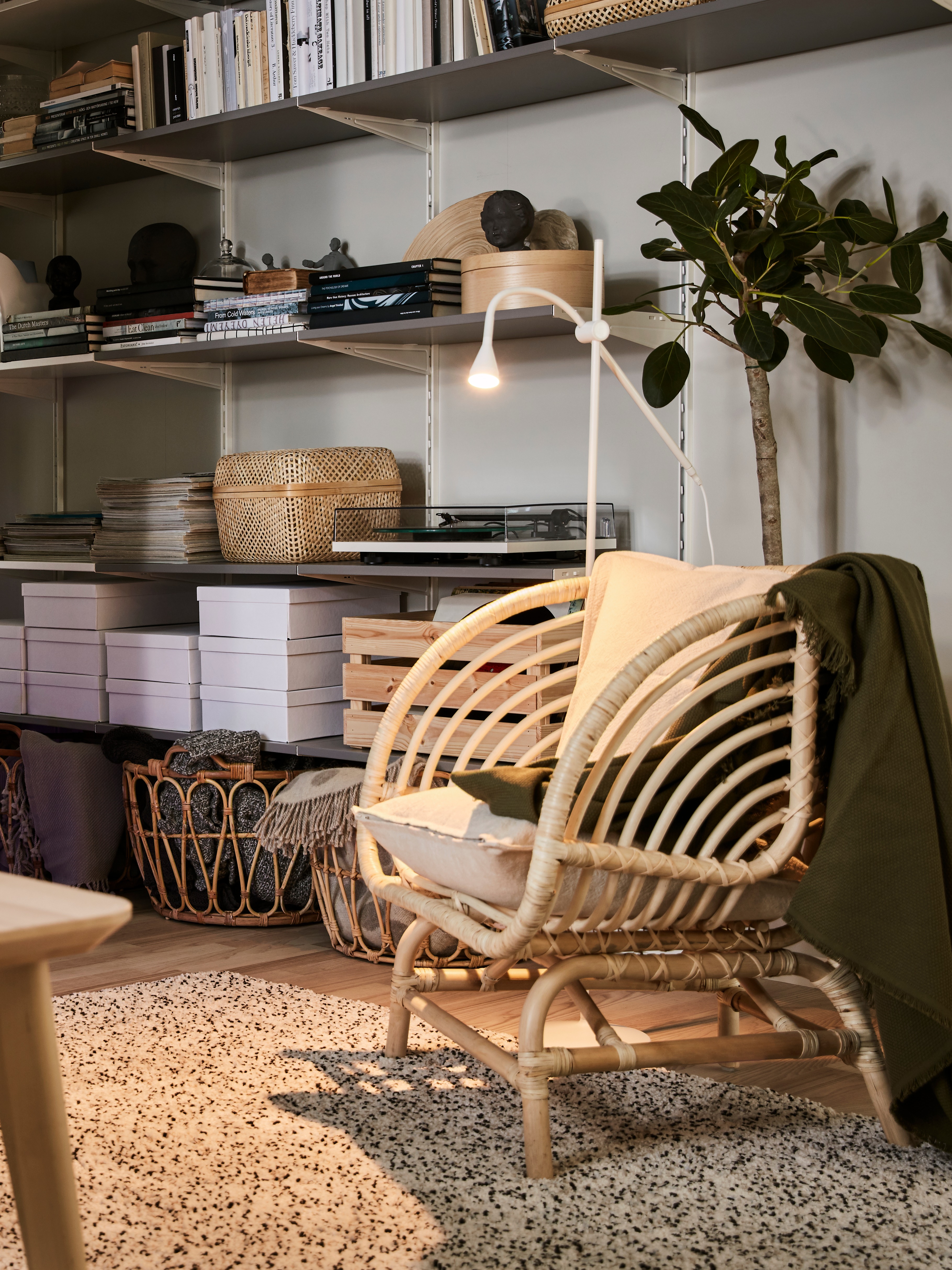 TJILLEVIPS basket jute - IKEA