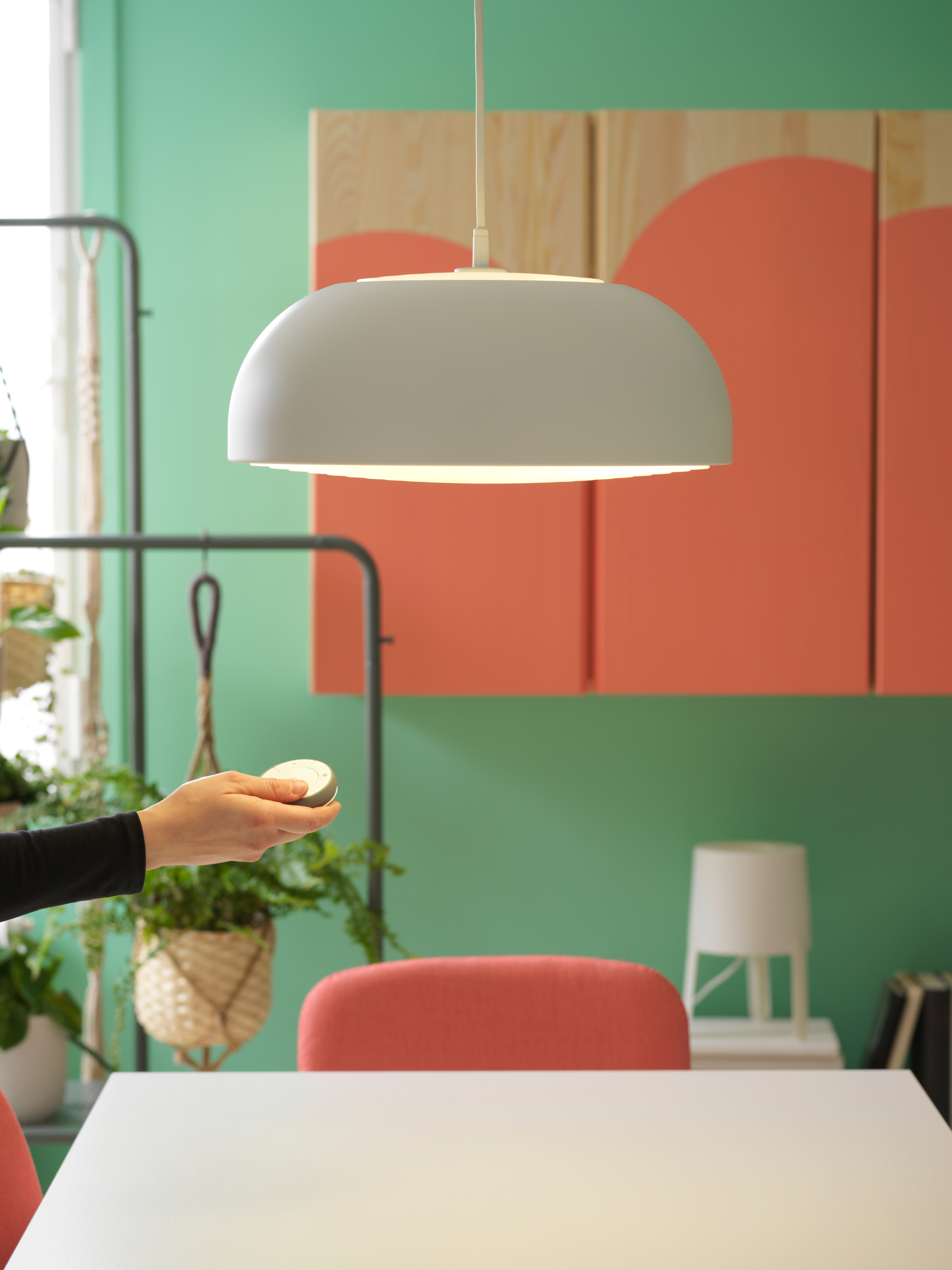 NYMÅNE pendant lamp white - IKEA