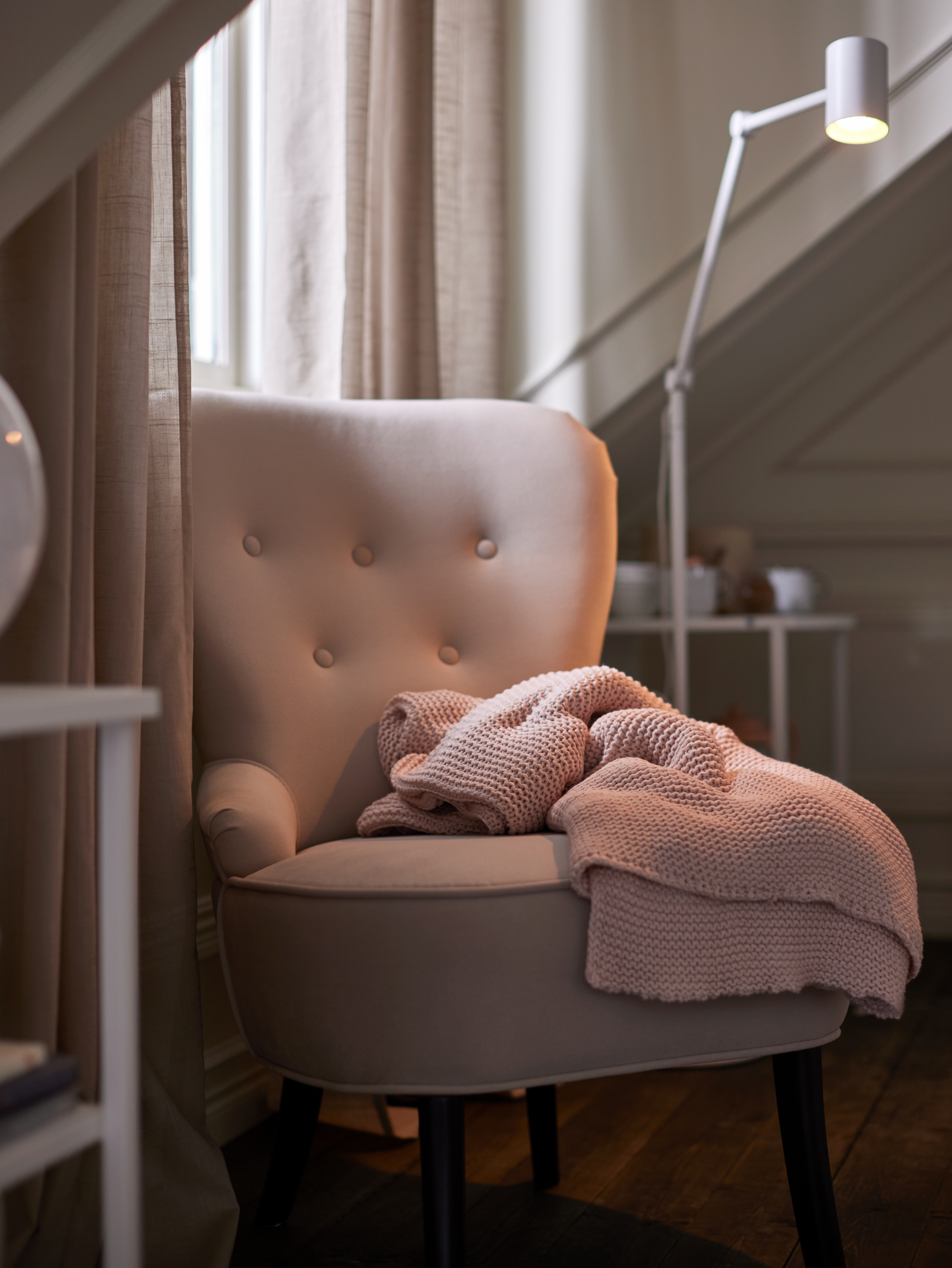 REMSTA armchair Hakebo beige - IKEA