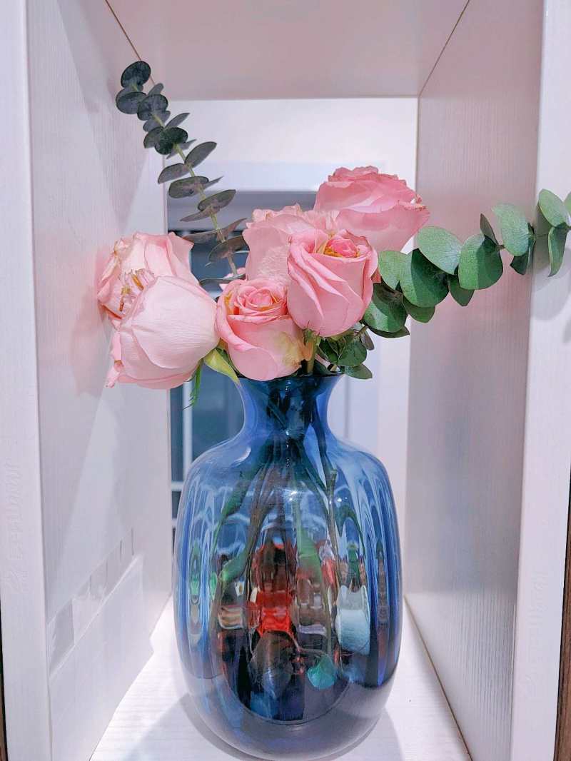 OMTÄNKSAM vase light grey - IKEA