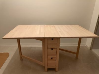 宜家norden 诺顿 折叠式餐桌 桦木 804.238.83 - ikea