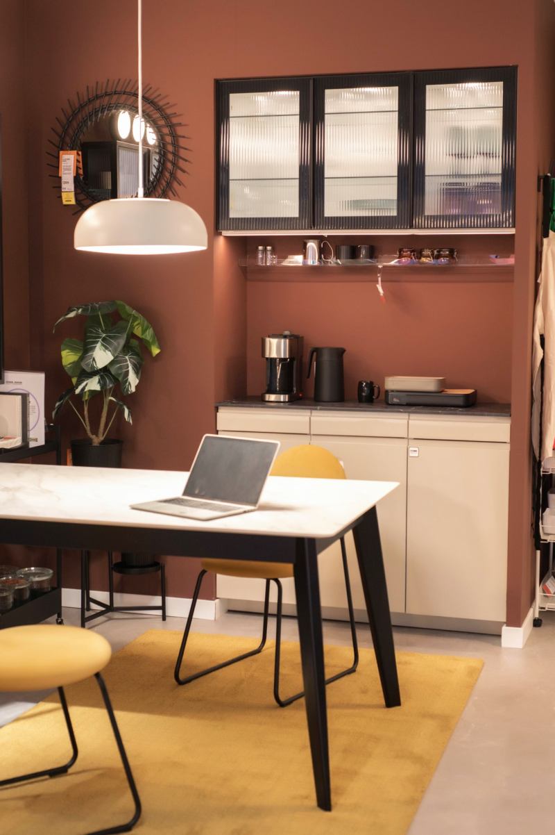 HEJSTA glass door anthracite/reeded glass - IKEA