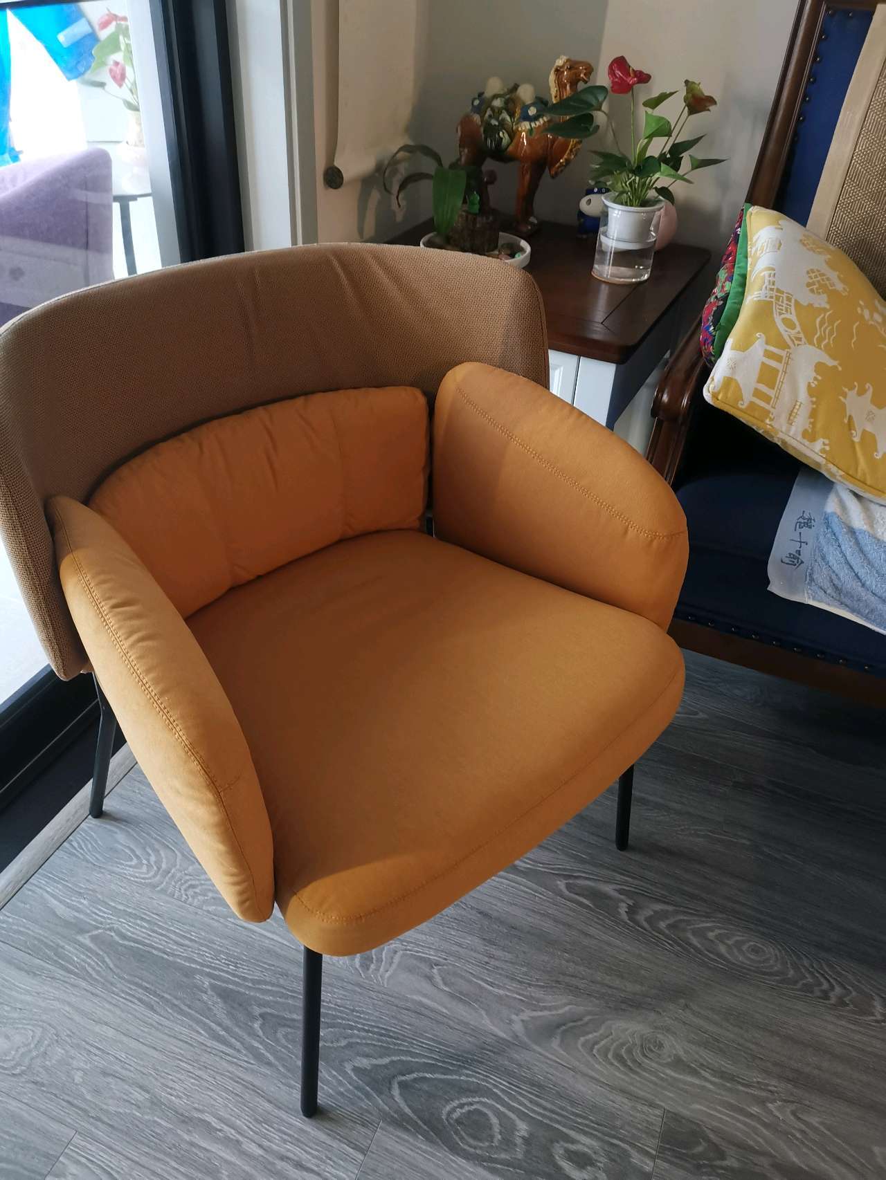 宜家bingsta 比因斯塔 单人沙发/扶手椅 威索尔 深黄色/卡布萨 深黄色