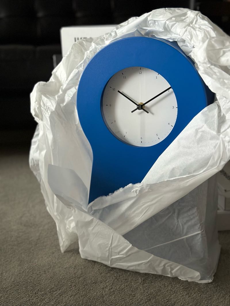 廃盤カラー ikea ps 1995 時計 ホワイト IKEA PS 1995 钟蓝色- IKEA
