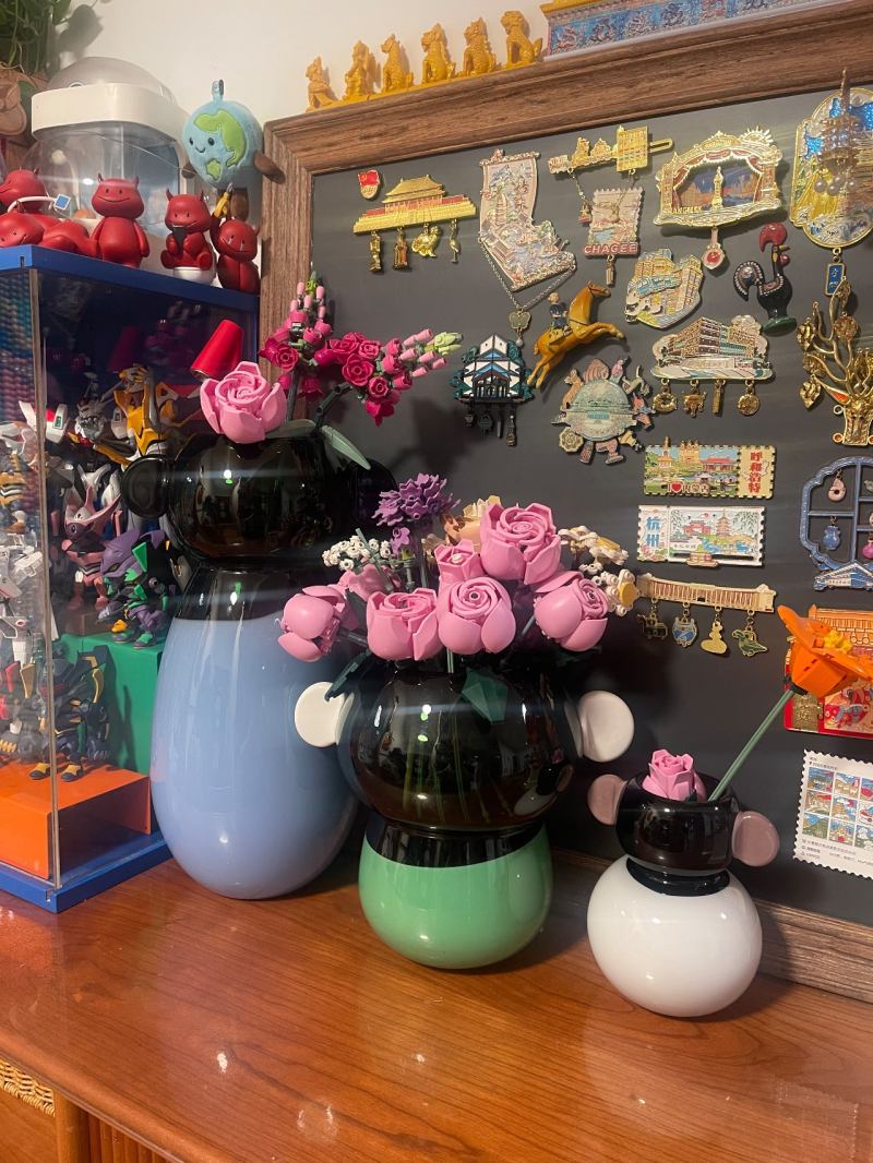 IKEA PS 2026 花瓶玻璃/绿色/白色- IKEA